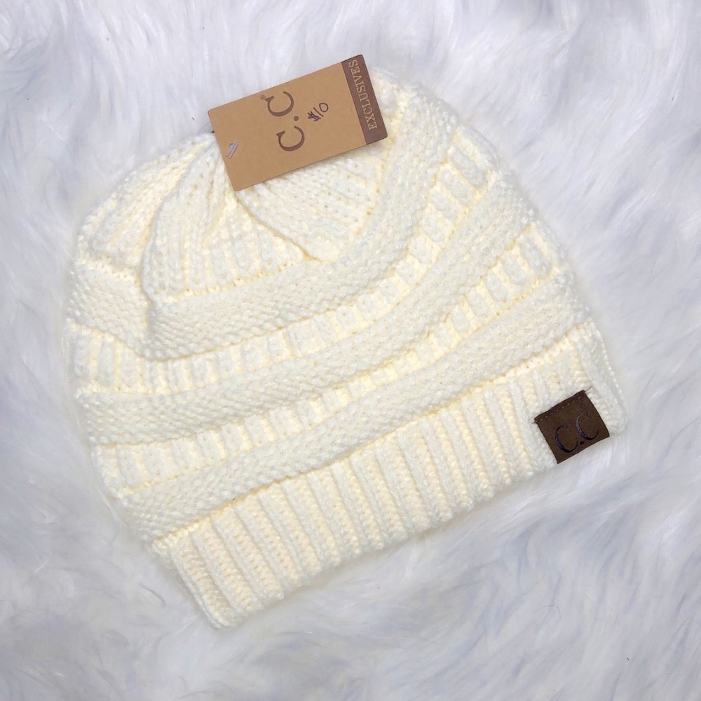 Ivory CC Beanie
